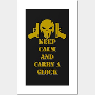 I love guns  glock Posters and Art